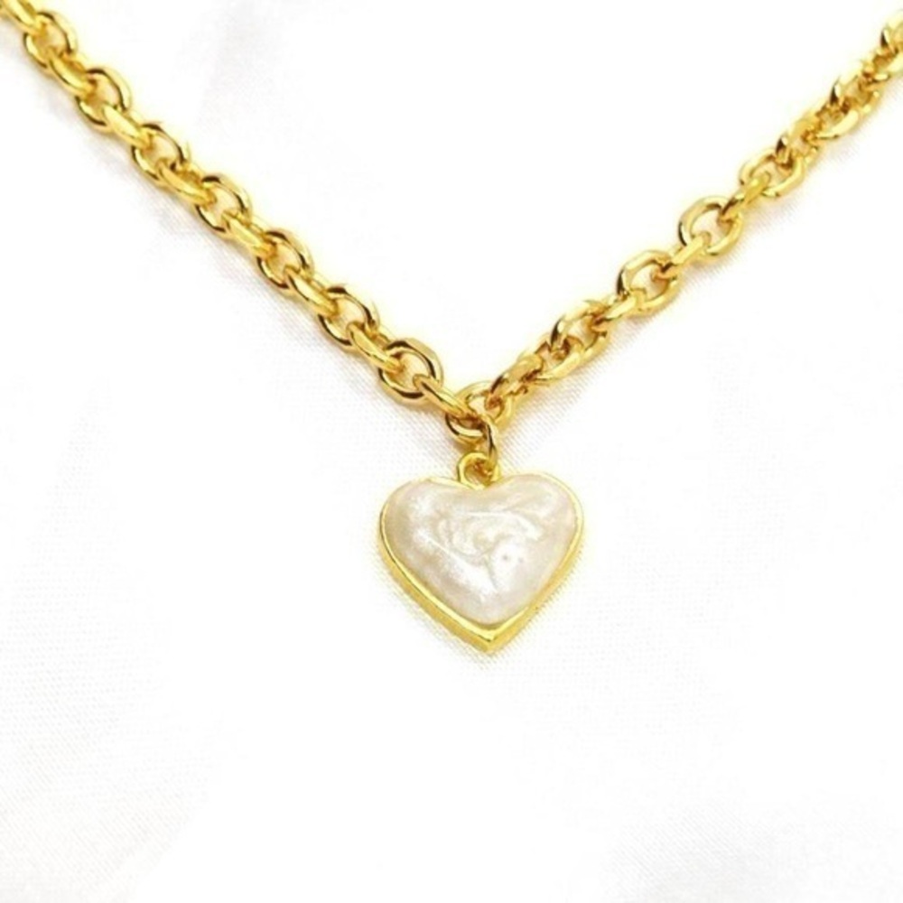 Pearl Heart Chain